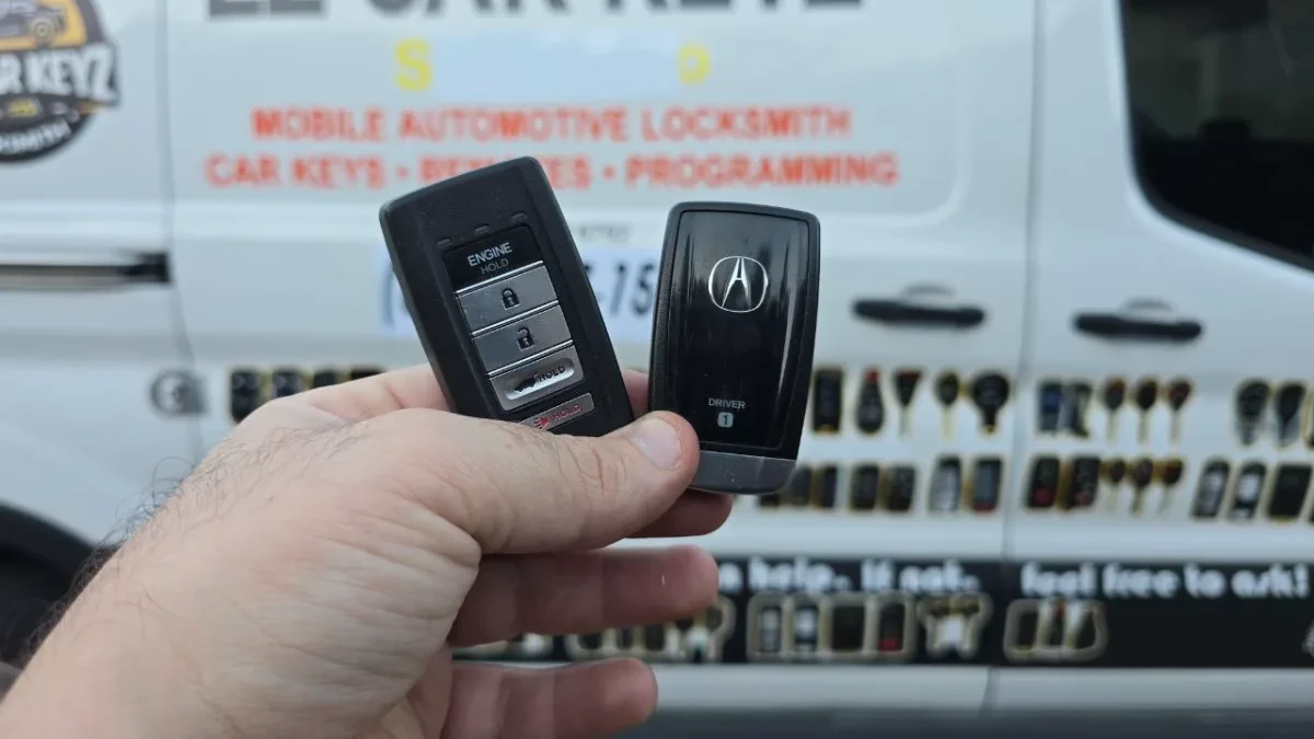 Quick turnaround 2008 Acura MDX car key by EZ Car Keyz in Lakeside CA