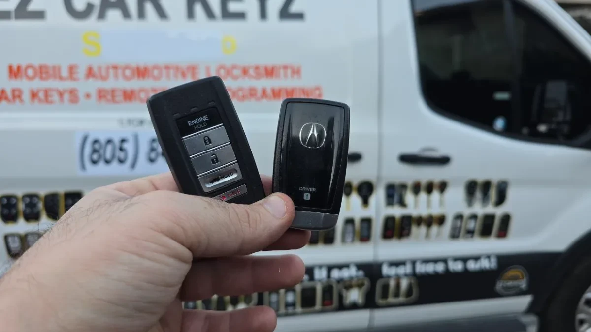 Quick turnaround 2011 Acura MDX car key by EZ Car Keyz in Oceanside CA