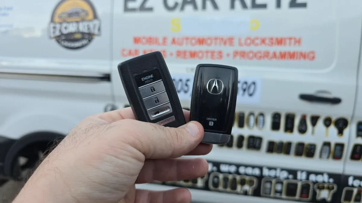 On-site 2004 Acura NSX car key programming in National City CA