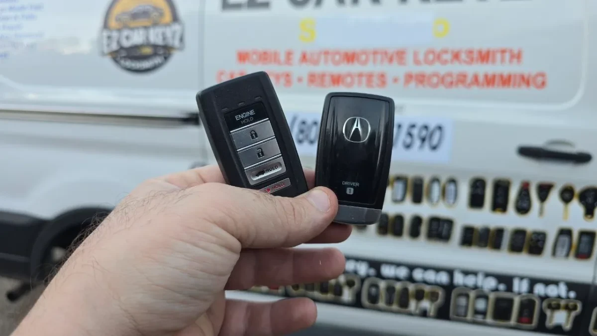 Lost 2016 Acura RDX key replacement by EZ Car Keyz in Rancho Bernardo CA