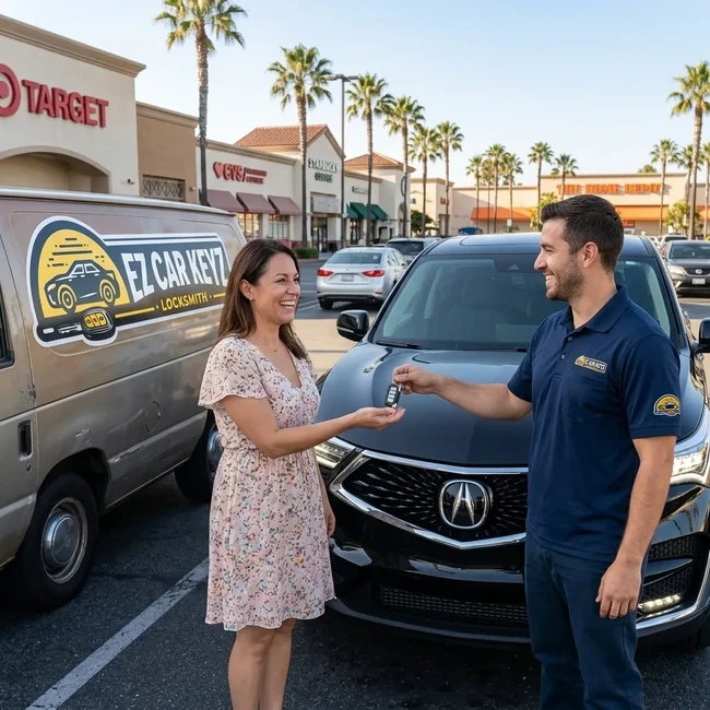 Acura RDX key replacement in San Diego County