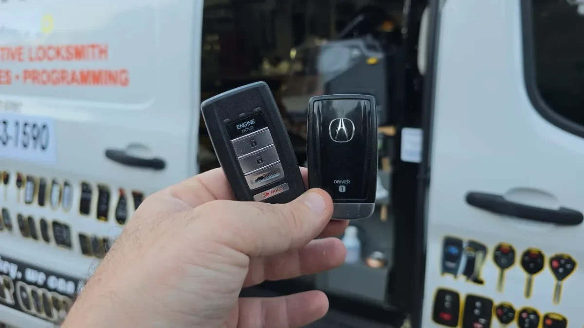 2018 Acura RLX key made with no spare by EZ Car Keyz Escondido CA