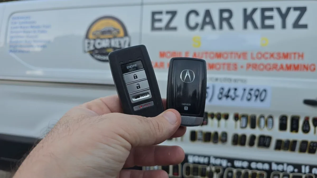 2011 Acura TL key made with no spare by EZ Car Keyz Escondido CA