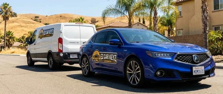 Acura TLX mobile car key service by EZ Car Keyz in San Diego County