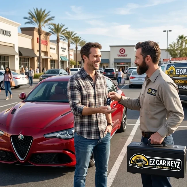 Alfa Romeo Giulia key replacement in San Diego County