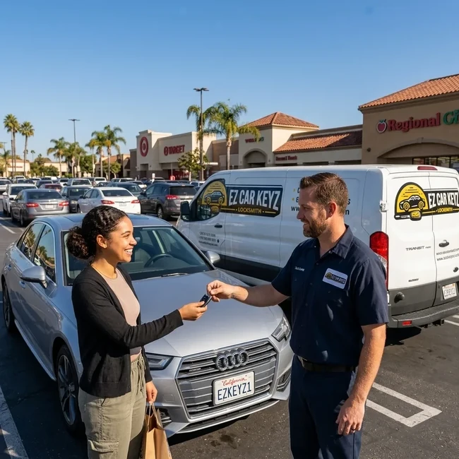 Audi A4 key replacement in San Diego County