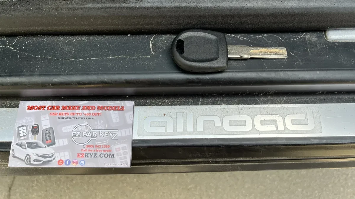 Same-day 2013 Audi A5 key replacement in Solana Beach CA
