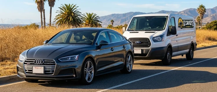 Audi A5 mobile car key service by EZ Car Keyz in San Diego County