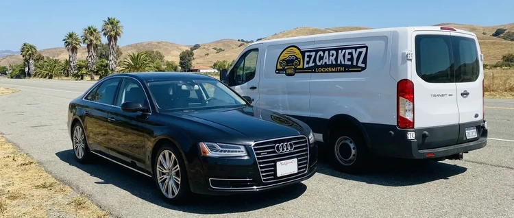 Audi A8 mobile car key service by EZ Car Keyz in San Diego County