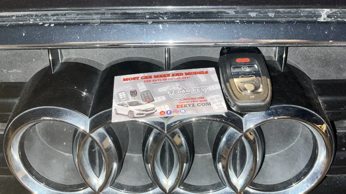 All keys lost service for 2011 Audi Q5 by EZ Car Keyz Ramona CA