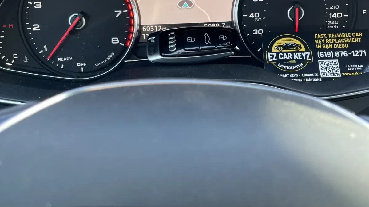 All keys lost service for 2014 Audi Q5 by EZ Car Keyz San Diego CA