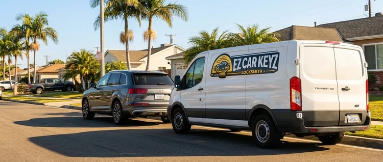 Audi Q7 mobile car key service by EZ Car Keyz in San Diego County