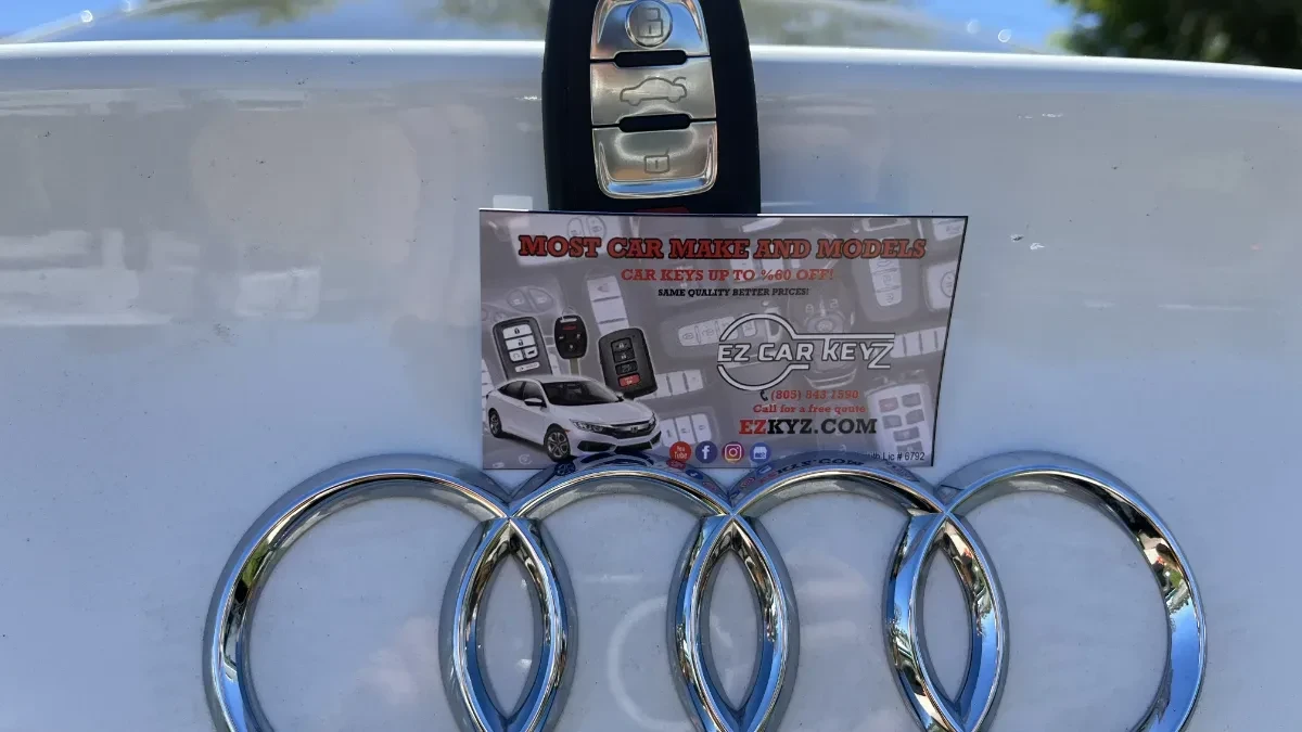2003 Audi S4 key replaced in your driveway in San Marcos CA
