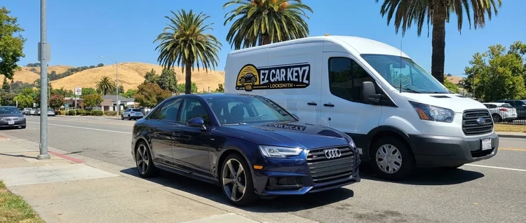 Audi S4 mobile car key service by EZ Car Keyz in San Diego County