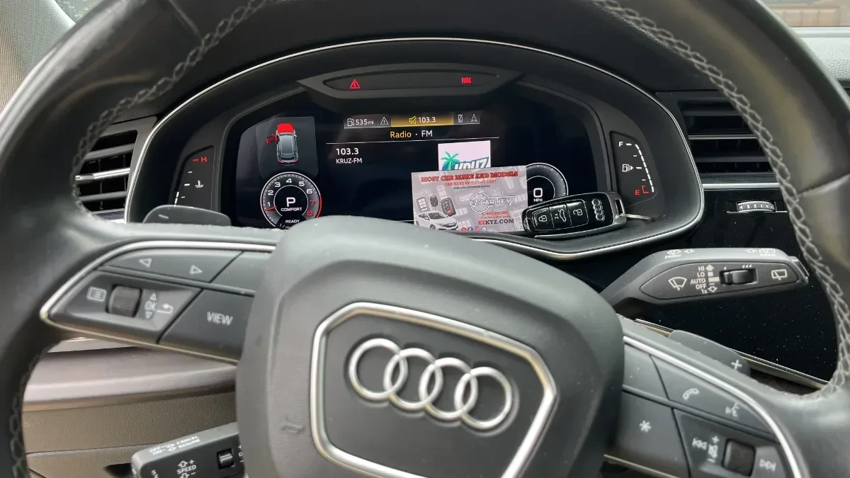 2013 Audi S5 key replacement at half the dealer price in Rancho Santa Fe CA