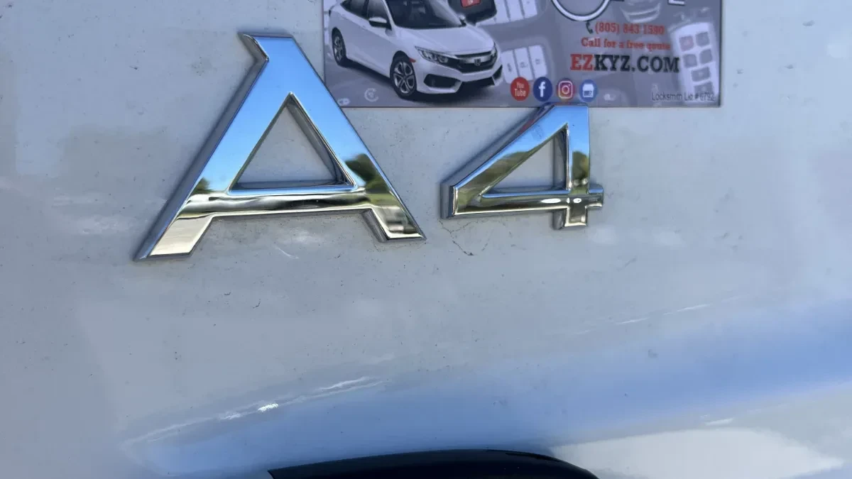Mobile 2001 Audi TT key replacement at your location in Coronado CA