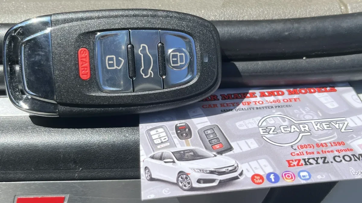 Lost 2009 Audi TT key replacement by EZ Car Keyz in Lakeside CA