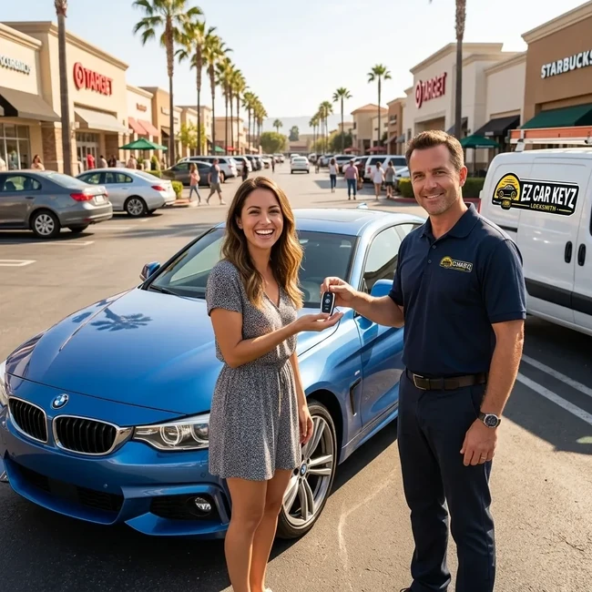 BMW 4 Series key replacement in San Diego County