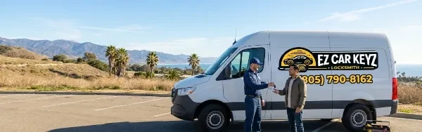 Customer review of mobile 2003 BMW 7 Series key service by EZ Car Keyz Vista CA