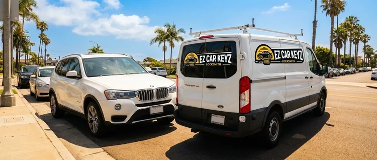 BMW X3 mobile car key service by EZ Car Keyz in San Diego County