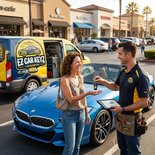 BMW Z4 key replacement in San Diego County