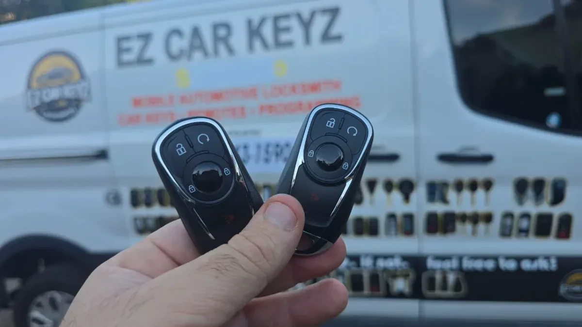 2019 Buick Encore key replaced in your driveway in Del Mar CA