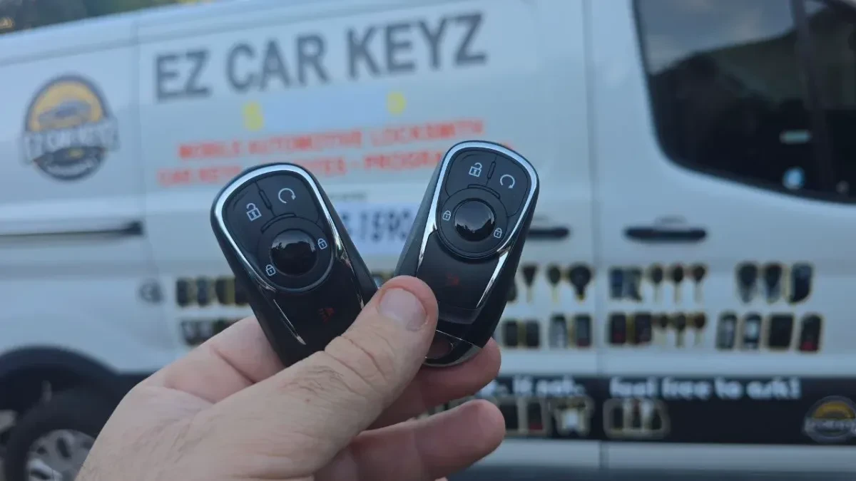 On-site 2023 Buick Encore car key programming in Chula Vista CA