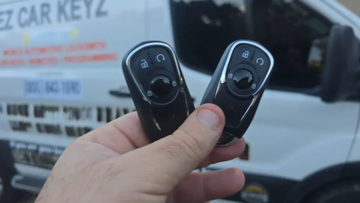 Licensed locksmith replacing 1997 Buick Park Avenue key in Vista CA