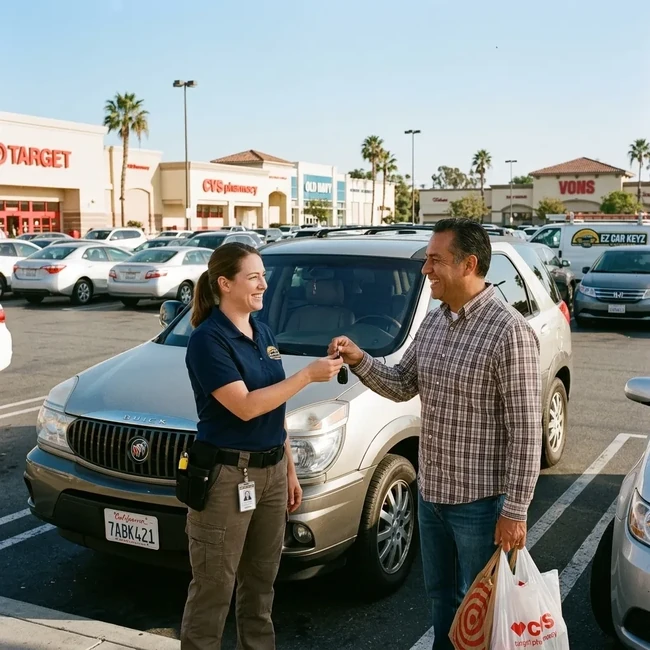 Buick Rendezvous key replacement in San Diego County