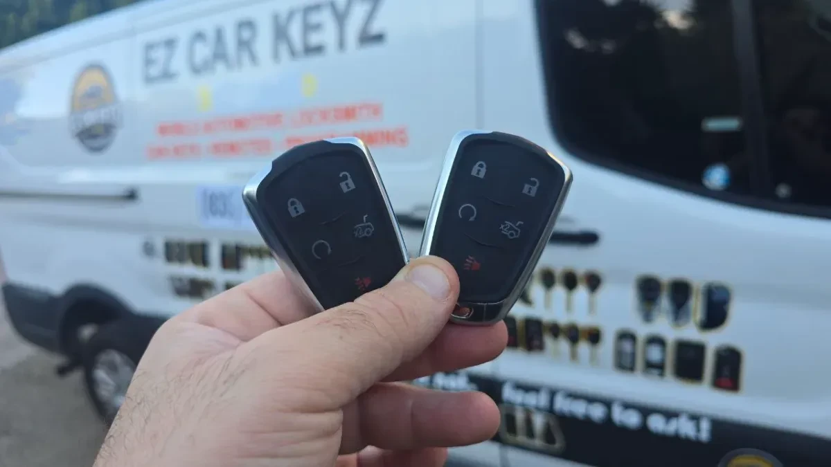 Quick turnaround 2020 Cadillac CT5 car key by EZ Car Keyz in Oceanside CA