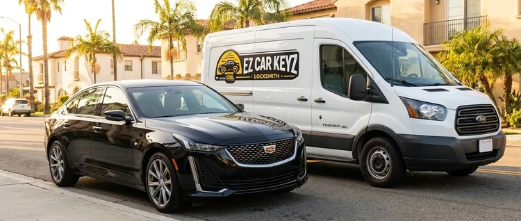 Cadillac CT5 mobile car key service by EZ Car Keyz in San Diego County