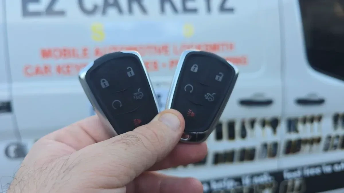 Low cost 2014 Cadillac CTS car key service by EZ Car Keyz Solana Beach CA
