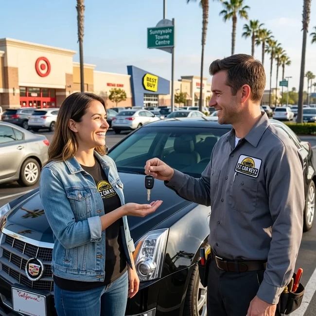 Cadillac CTS key replacement in San Diego County