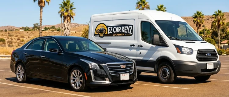 Cadillac CTS mobile car key service by EZ Car Keyz in San Diego County