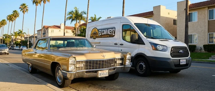 Cadillac Deville mobile car key service by EZ Car Keyz in San Diego County