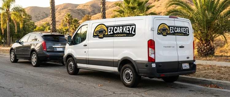 Cadillac SRX mobile car key service by EZ Car Keyz in San Diego County