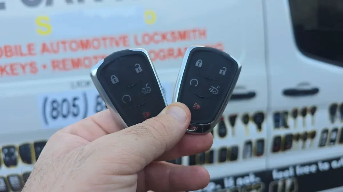 Licensed locksmith replacing 2009 Cadillac STS key in Chula Vista CA