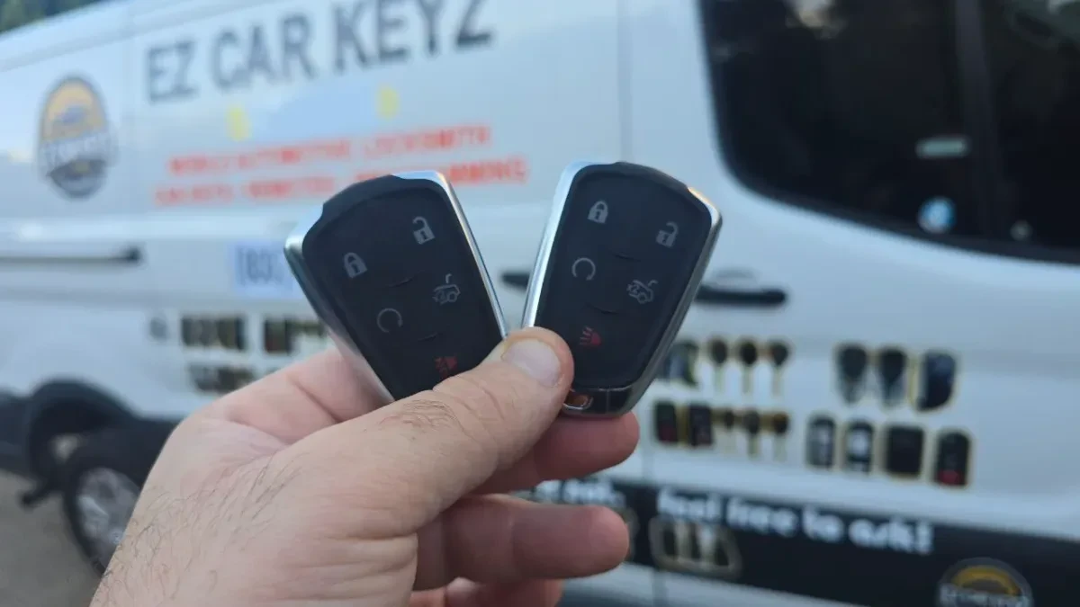 2011 Cadillac STS key made with no spare by EZ Car Keyz Spring Valley CA