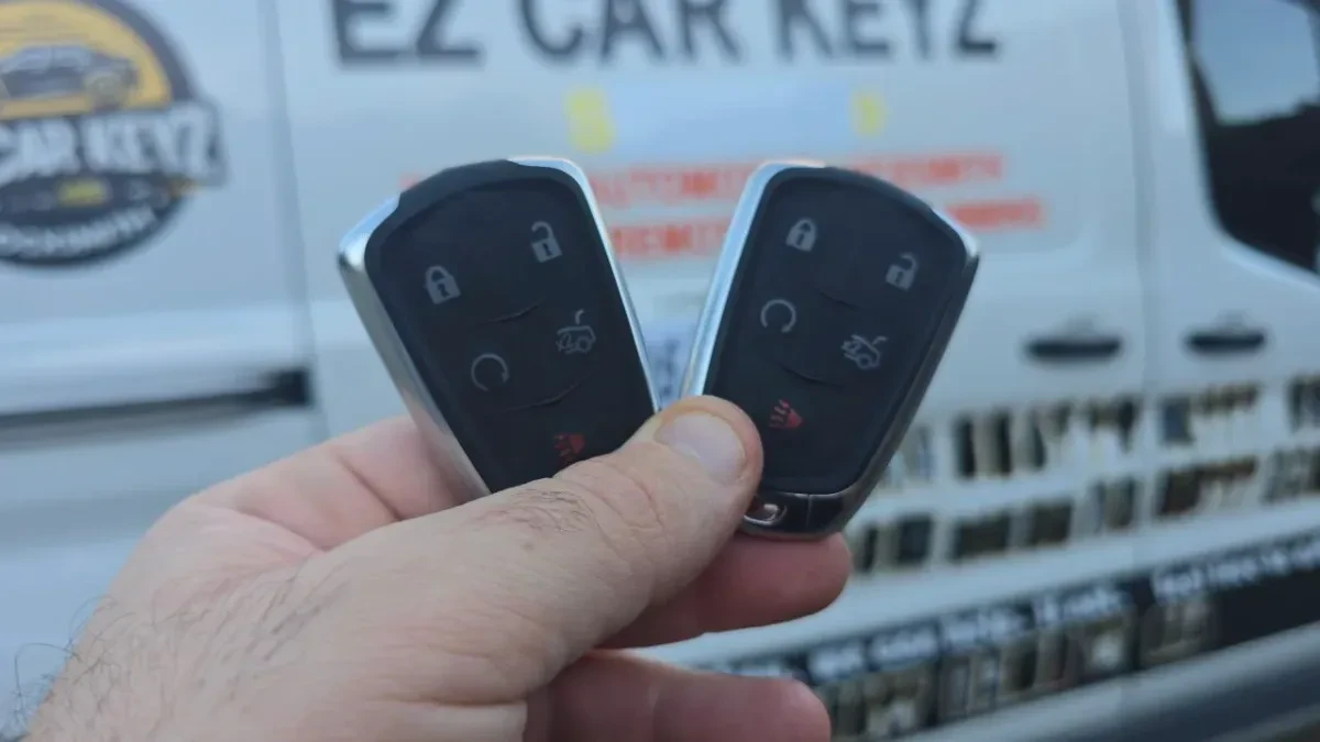 2024 Cadillac XT6 key made with no spare by EZ Car Keyz Fallbrook CA