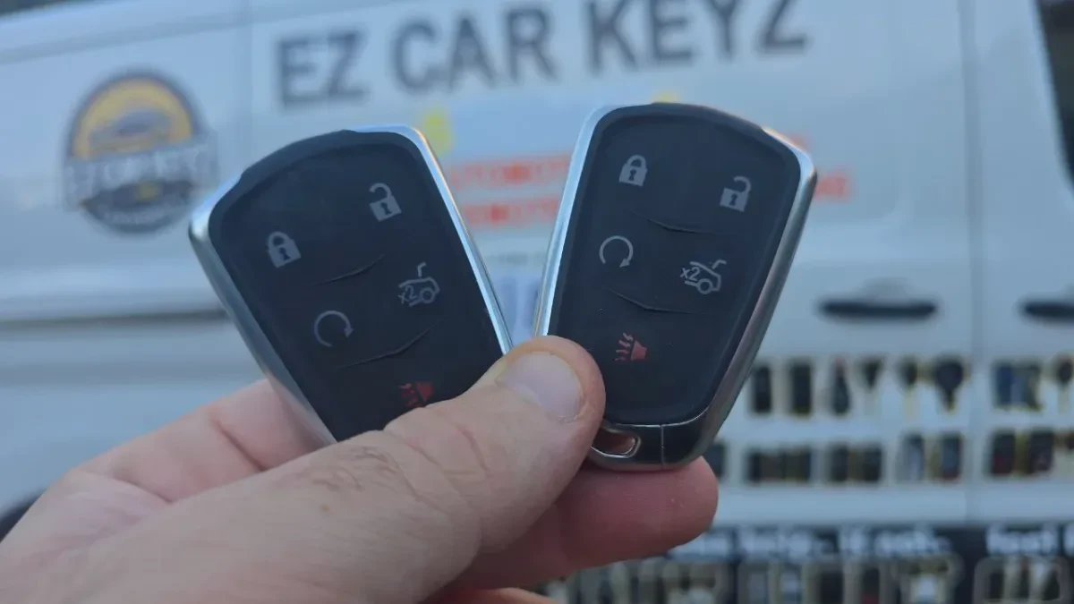 On-site 2017 Cadillac XTS car key programming in Del Mar CA
