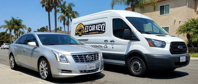 Cadillac XTS mobile car key service by EZ Car Keyz in San Diego County