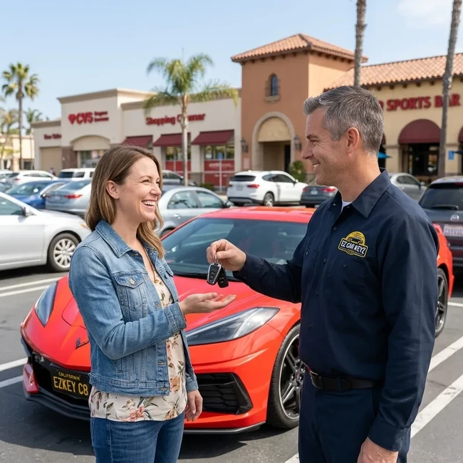 Chevrolet Corvette key replacement in San Diego County