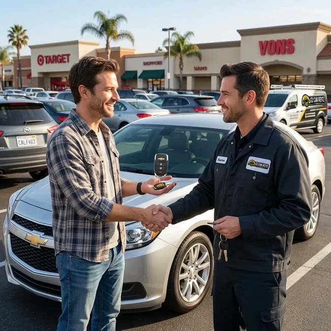 Chevrolet Malibu key replacement in San Diego County