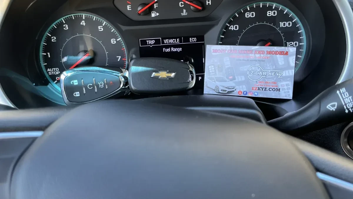 Licensed locksmith replacing 2007 Chevrolet Monte Carlo key in Spring Valley CA
