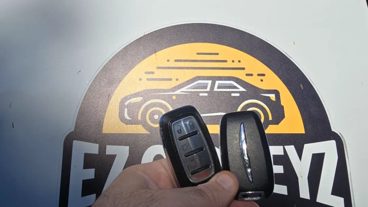 Insured mobile locksmith working on 2019 Chrysler 300 in La Mesa CA