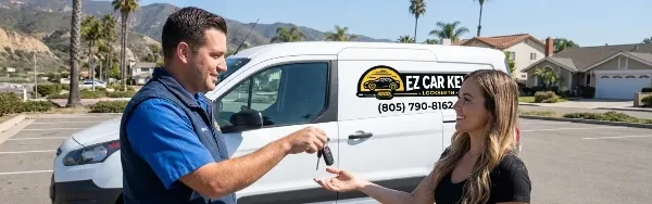 Customer review of mobile 1995 Chrysler Cirrus key service by EZ Car Keyz El Cajon CA