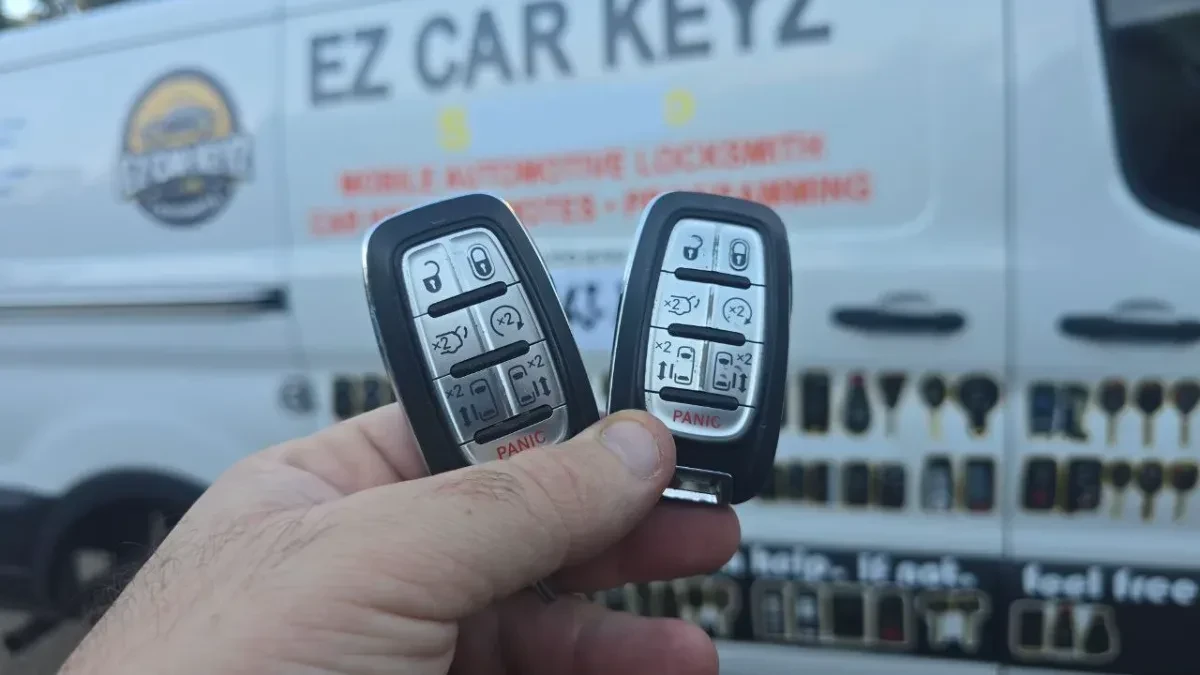2005 Chrysler Pacifica key replaced in your driveway in El Cajon CA