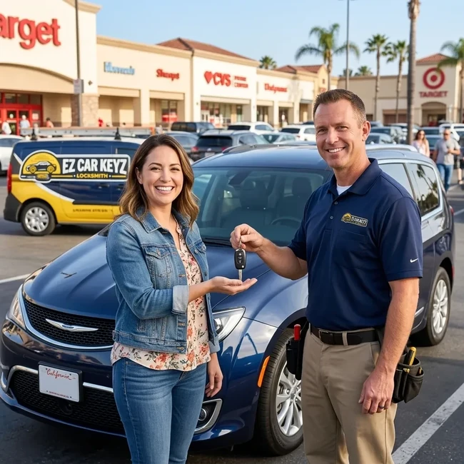 Chrysler Pacifica key replacement in San Diego County