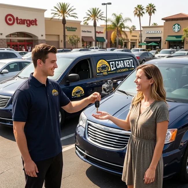 Chrysler Town And Country key replacement in San Diego County