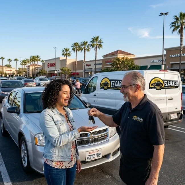 Dodge Avenger key replacement in San Diego County